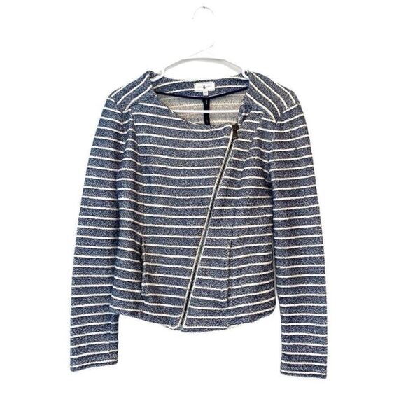 Lou & Grey Asymmetrical Zip Cardigan Size XS - Picture 7 of 8